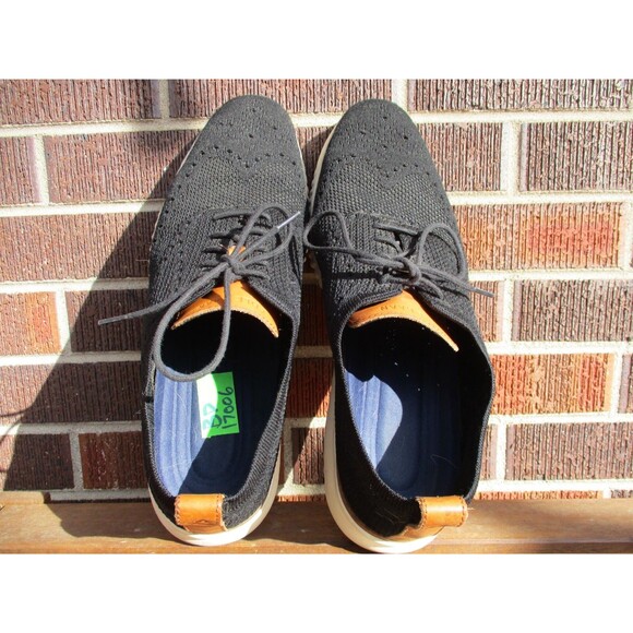 Cole Haan Mens Original Grand Stitchlite Wingtip Oxford Shoes C27568 Black 13 M - Picture 12 of 13